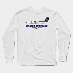 DeHavilland Canada Dash 8-300/Q300 - Lufthansa Cityline Long Sleeve T-Shirt